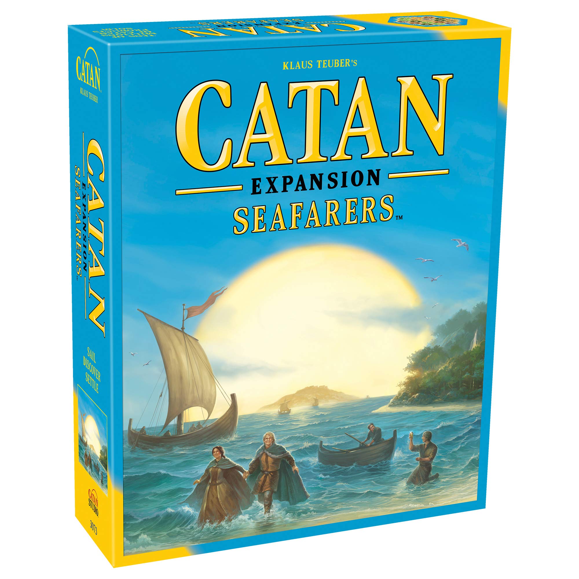 CATAN Seafarers Board Game EXPANSION - Explore, Settle, and Conquer New Isles! Strategy Game, Family Game for Kids and Adults, Ages 10+, 3-4 Players, 60 Minute Playtime, Made by CATAN Studio